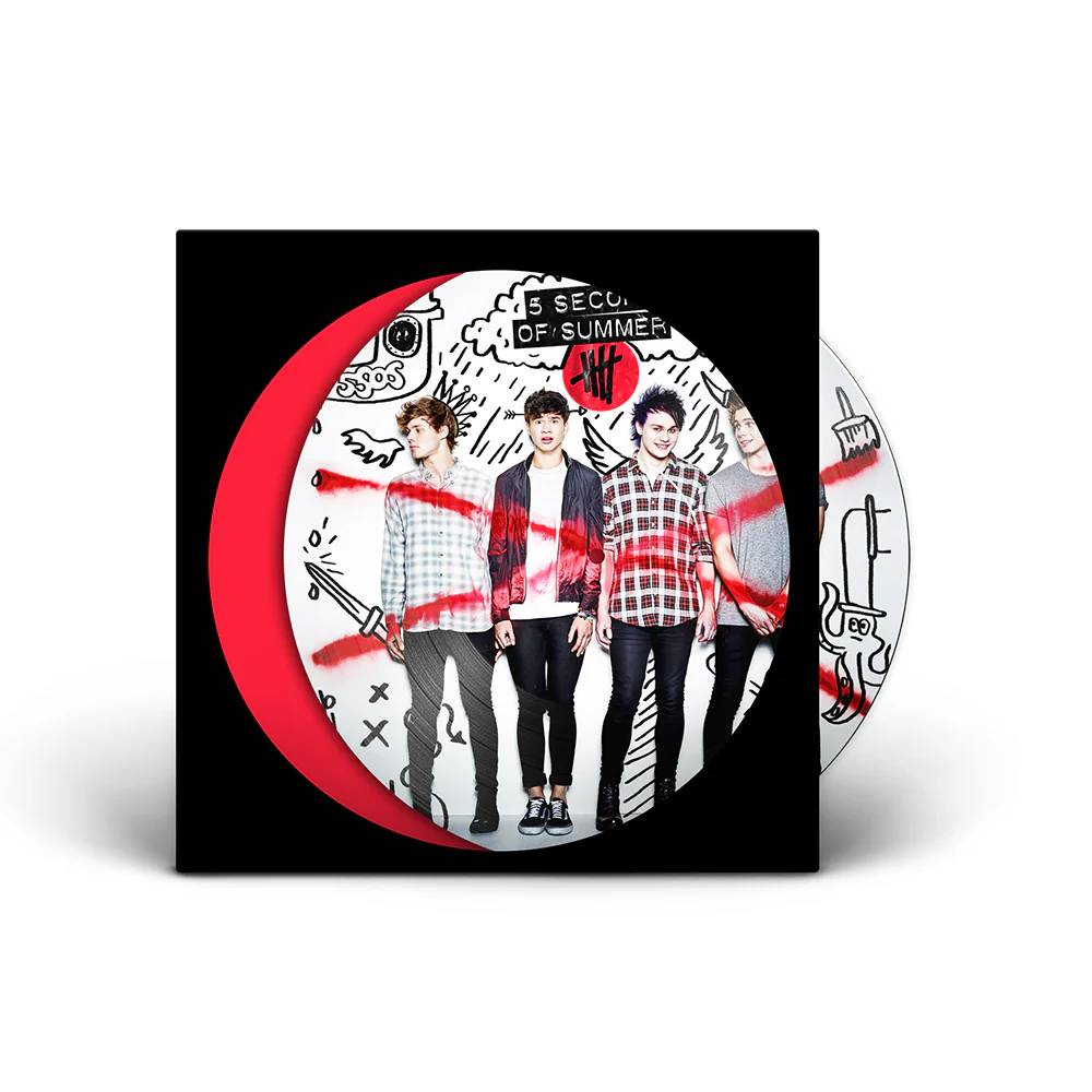 5 Seconds of Summer 5 Seconds of Summer Vinyl LP 10th Anniversary Picture Disc 2024 - Image 2
