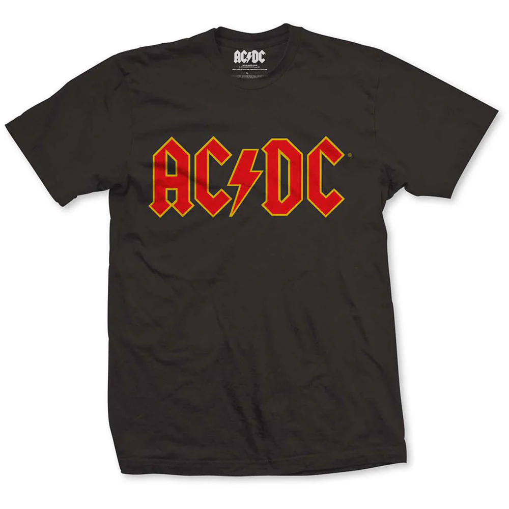 AC/DC Logo Black XXXX-Large T-Shirt