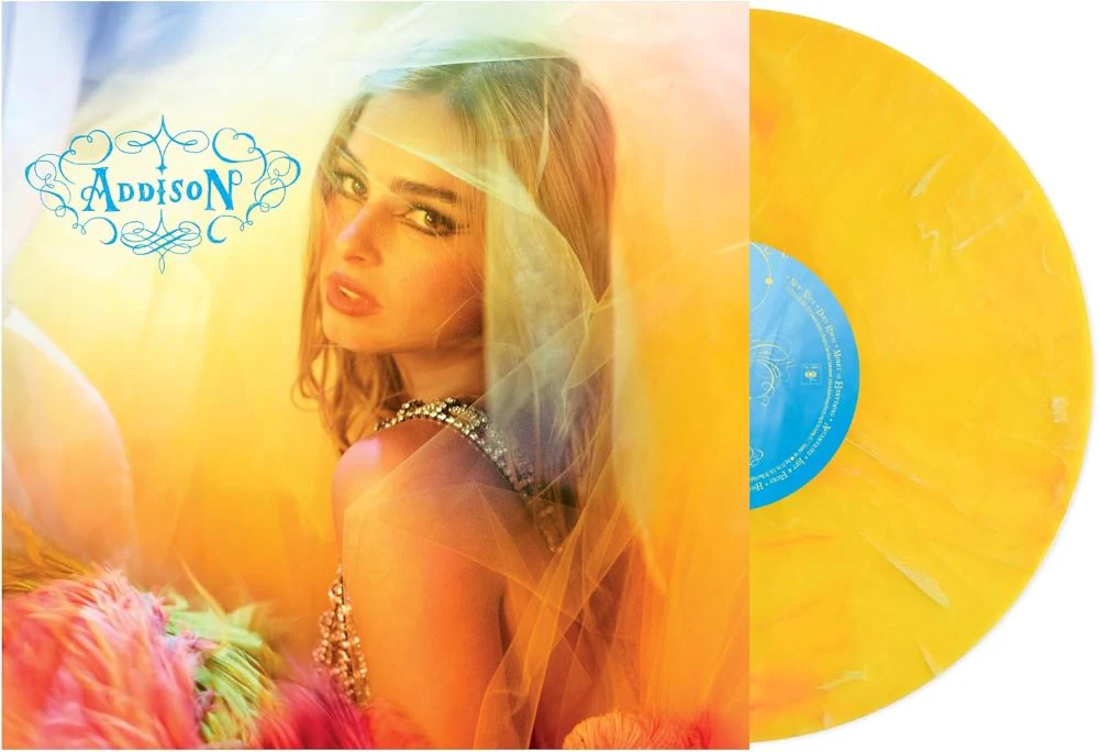 Addison Rae Addison Vinyl LP Yellow Colour 2025 - Image 2