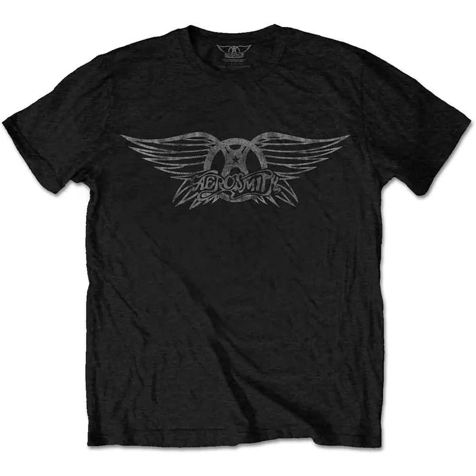 Aerosmith Vintage Logo Black XX-Large T-Shirt