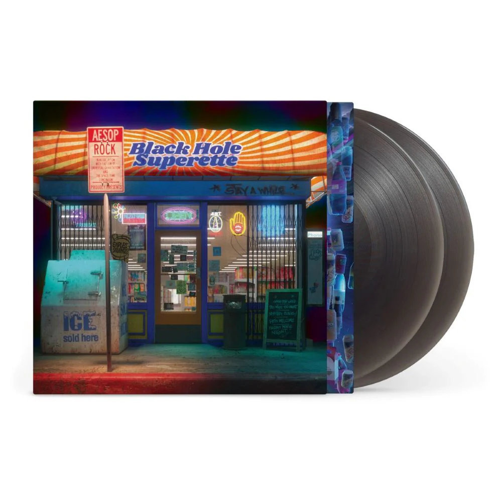 Aesop Rock Black Hole Superette Vinyl LP Black Ice Colour 2025