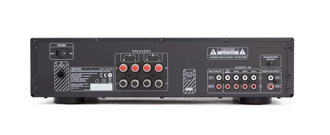 Aiwa AMU-120BTBK Black Amplifier - Image 4
