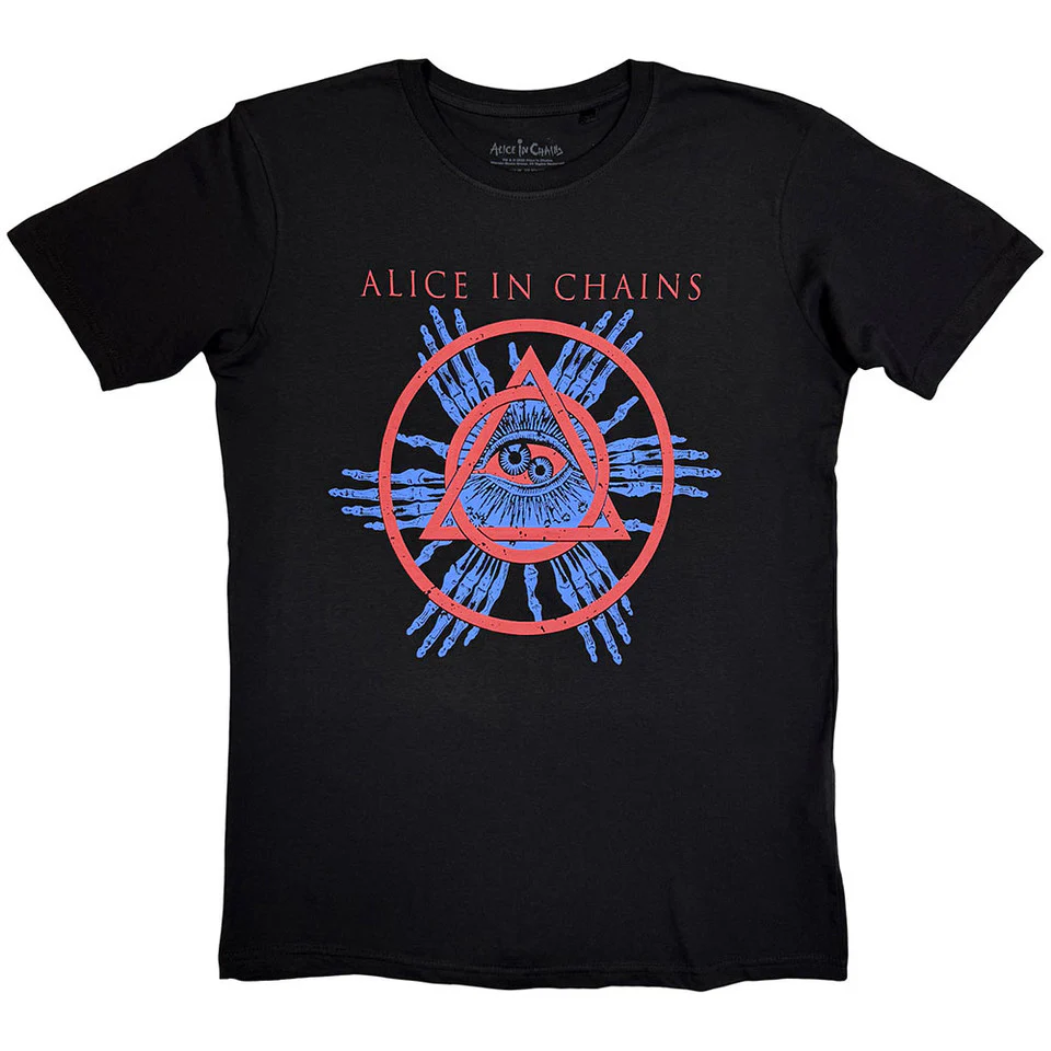 Alice In Chains Circle Triangle Large T-Shirt