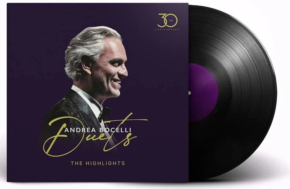 Andrea Bocelli Duets Vinyl LP 30th Anniversary 2024