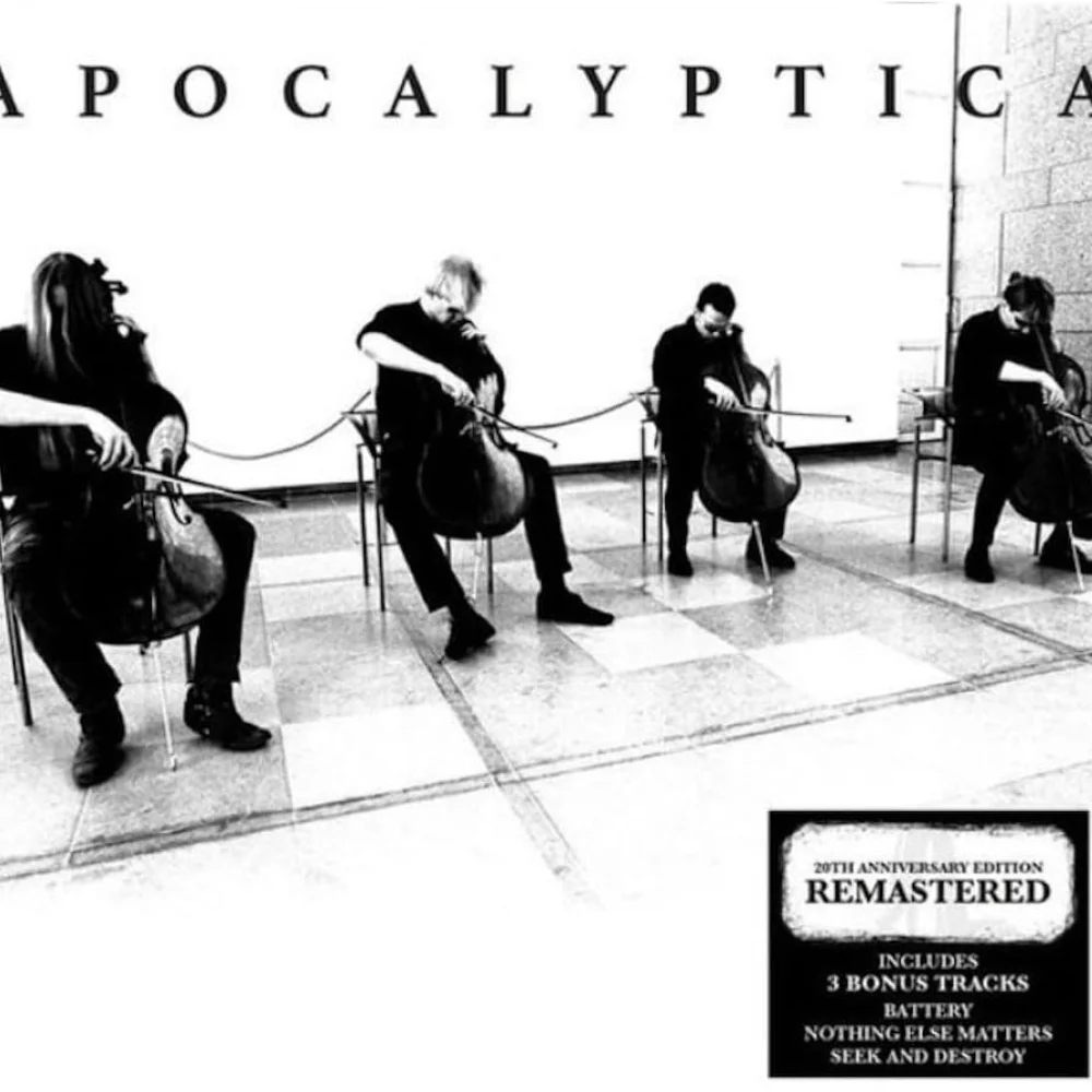 Apocalyptica Plays Metallica Vinyl LP Black With White Splatter Colour 2026