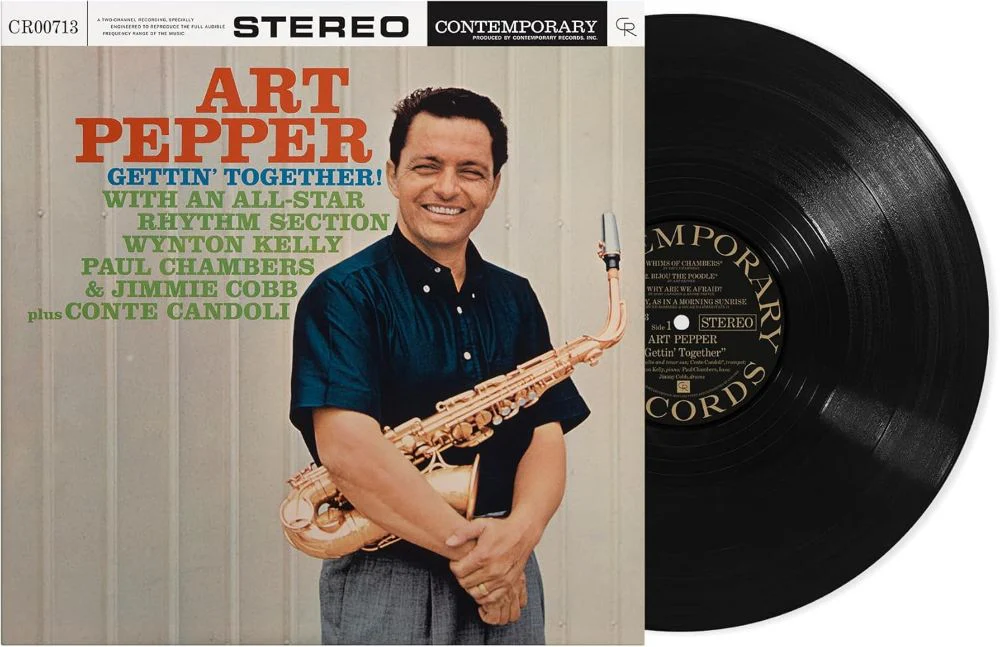 Art Pepper Wynton Kelly Paul Chambers Jimmy Cobb Gettin' Together Vinyl LP 2024