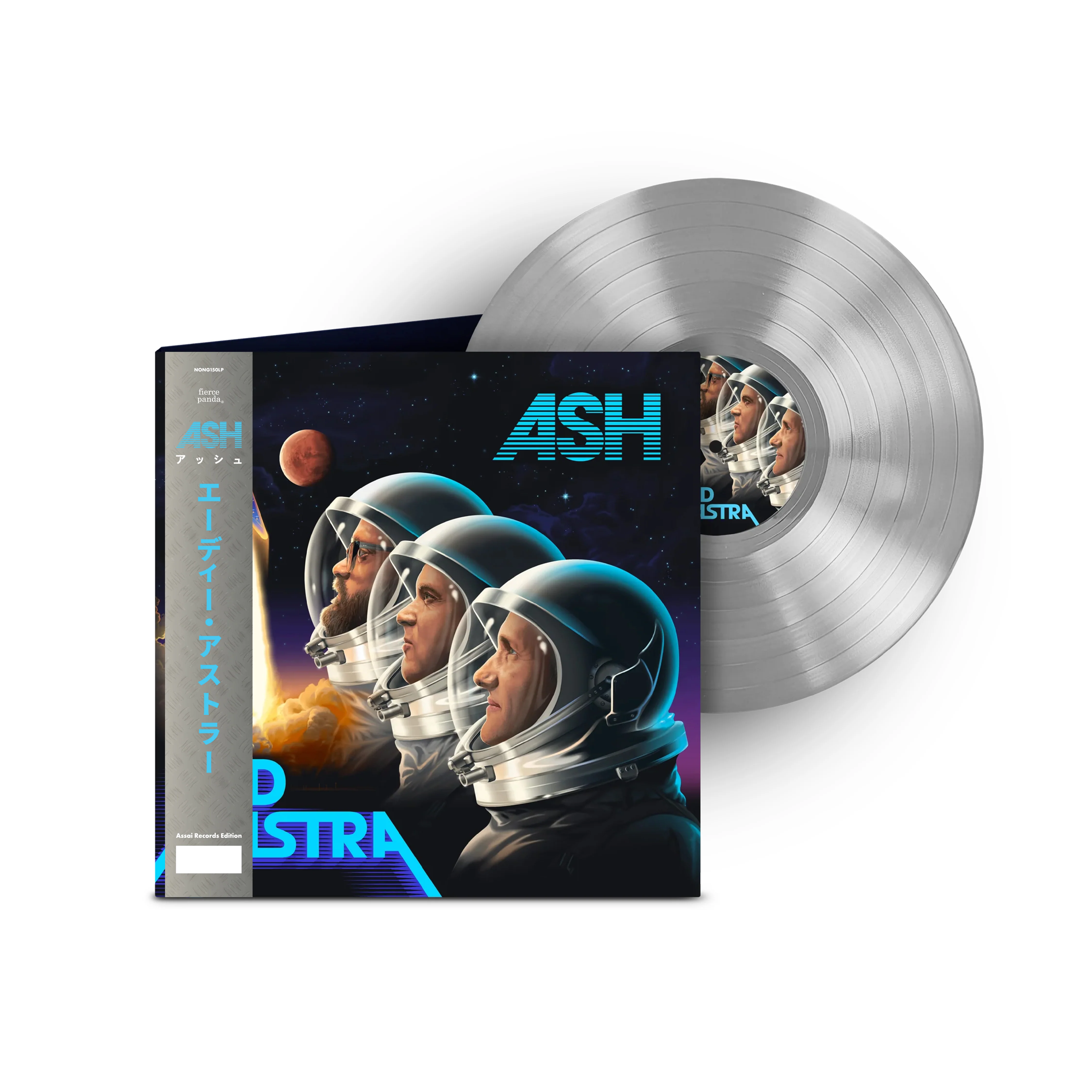 Ash Ad Astra Vinyl LP Signed Assai Obi Edition Silver Colour 2025 - Image 5
