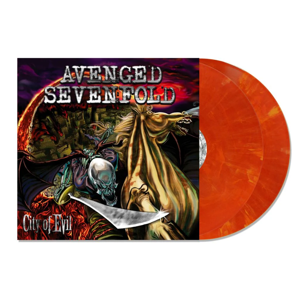 Avenged Sevenfold City Of Evil Vinyl LP Eruption Blend Colour 2026