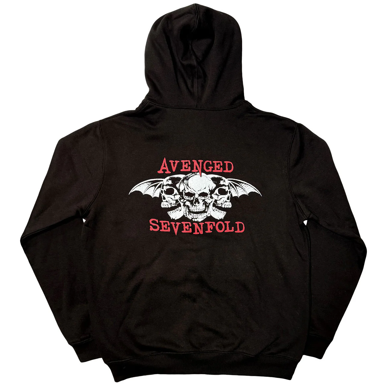 Avenged Sevenfold Dead Head Black XX-Large Zipped Hoodie - Image 2