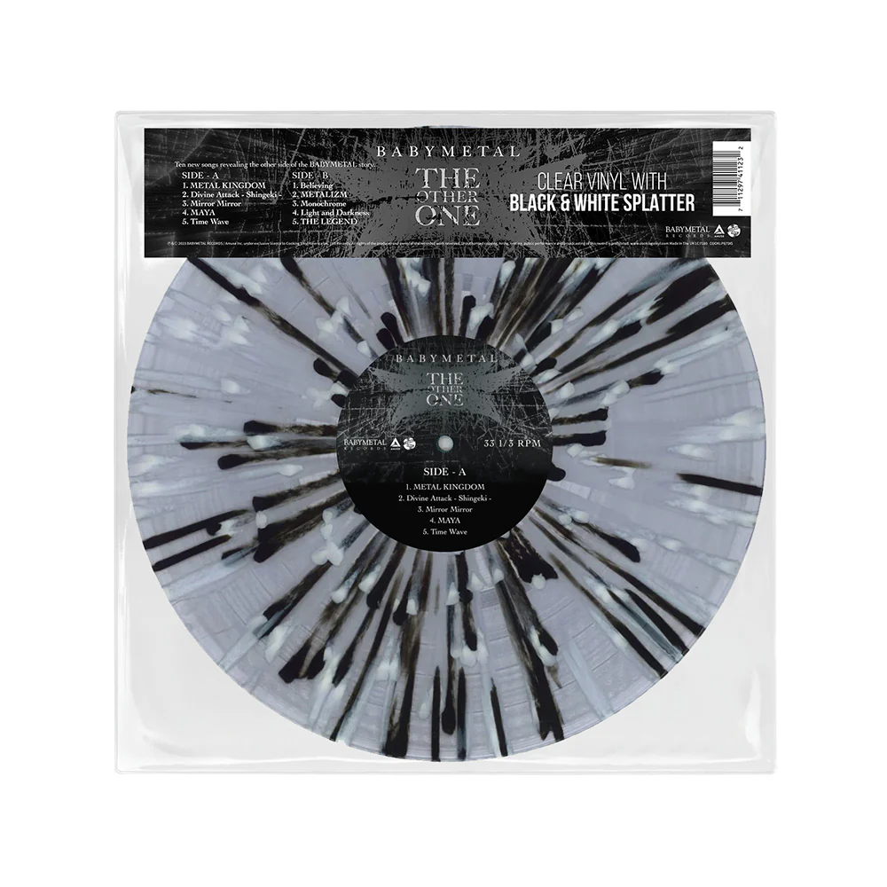 BABYMETAL THE OTHER ONE Vinyl LP Clear w/Black & White Splatter Colour 2025