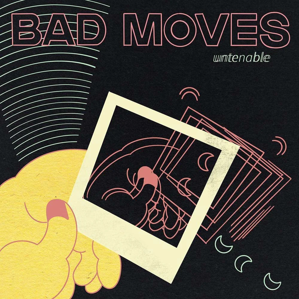 Bad Moves Untenable Vinyl LP Icey Blue Colour 2024