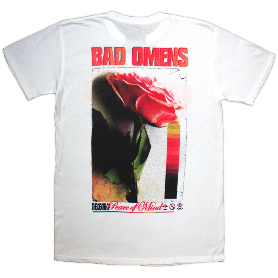 Bad Omens Flower White XX-Large T-Shirt - Image 2