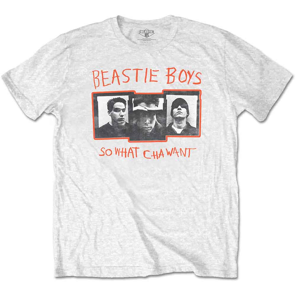 Beastie Boys So What Cha Want White XX-Large T-Shirt