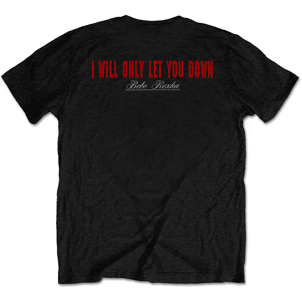 Bebe Rexha Sabotage Let You Down Black Small T-Shirt - Image 2