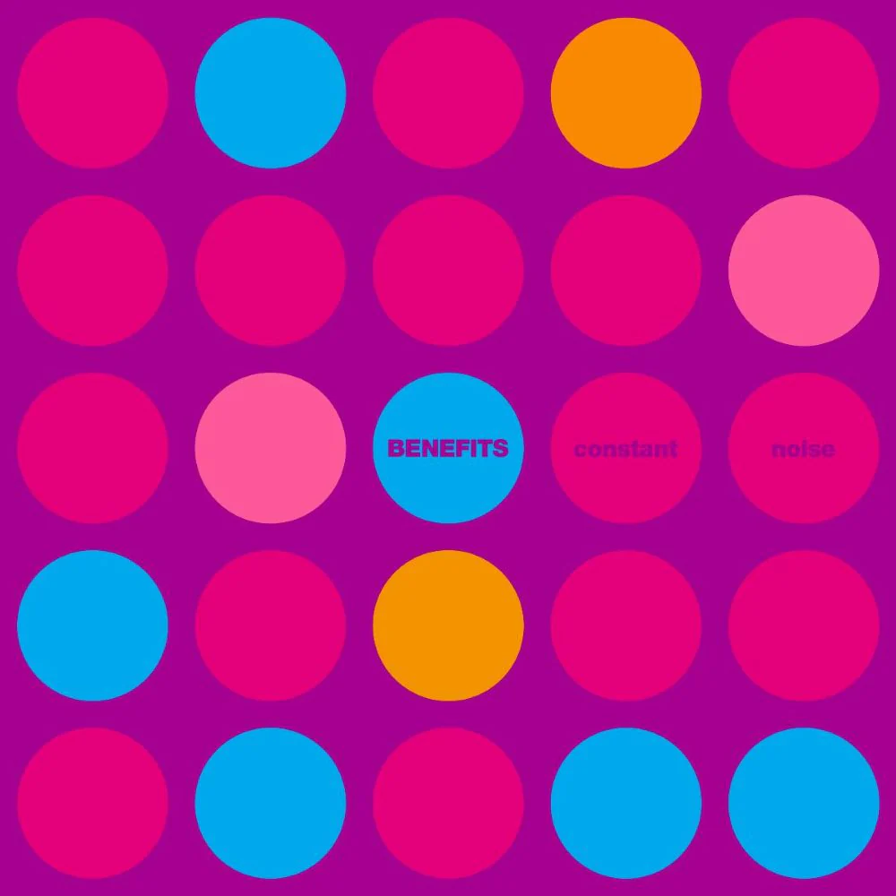 Benefits Constant Noise Vinyl LP Neon Pink Colour 2025 - Image 2