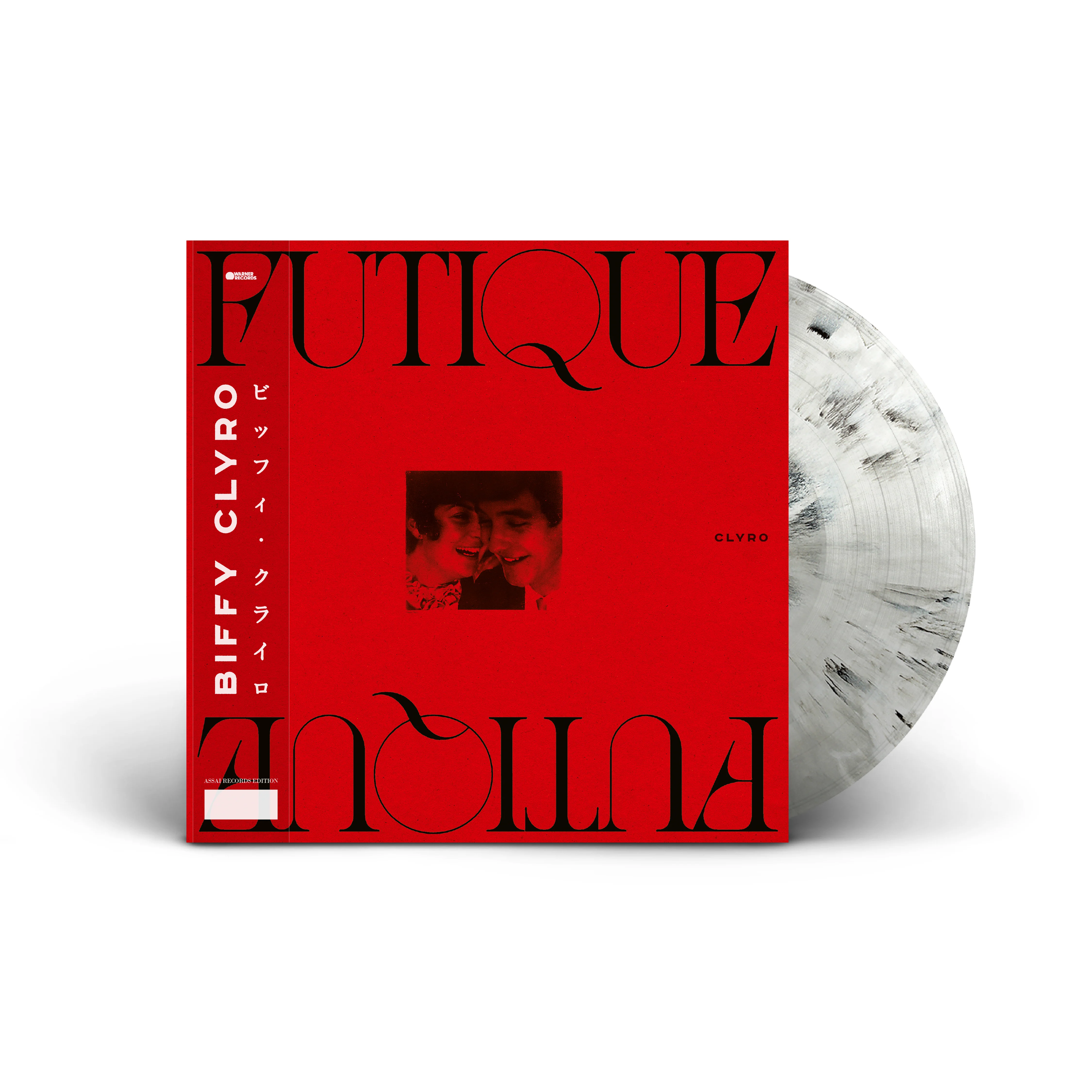 Biffy Clyro Futique Vinyl LP Signed Assai Obi Edition Black & White Marble Colour 2025 - Image 2