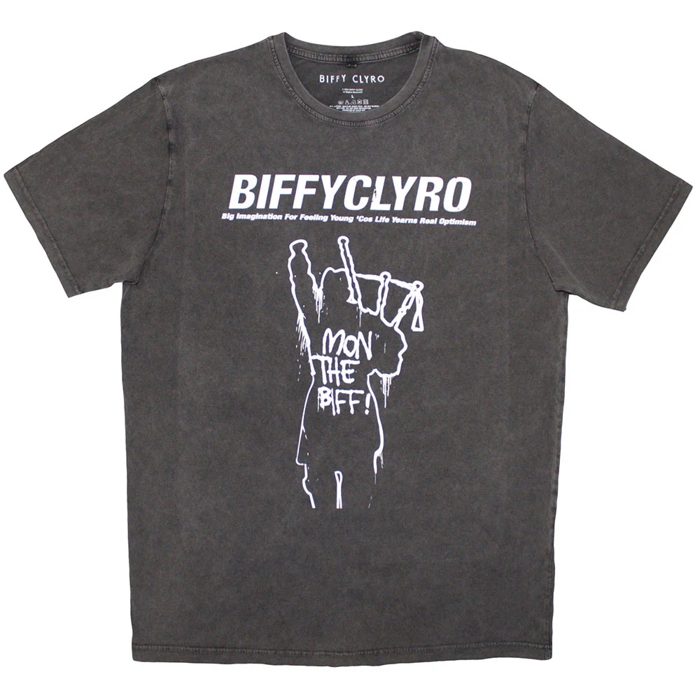 Biffy Clyro Big Imagination Charcoal Grey X-Large T-Shirt