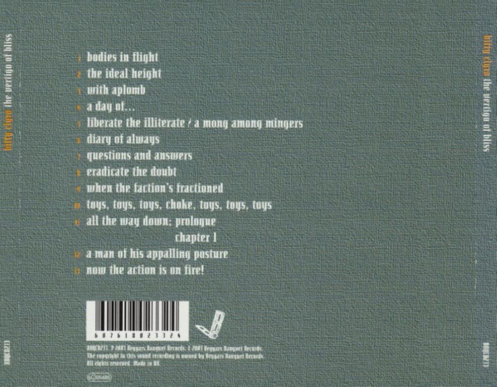 Biffy Clyro The Vertigo Of Bliss CD 2003 - Image 2