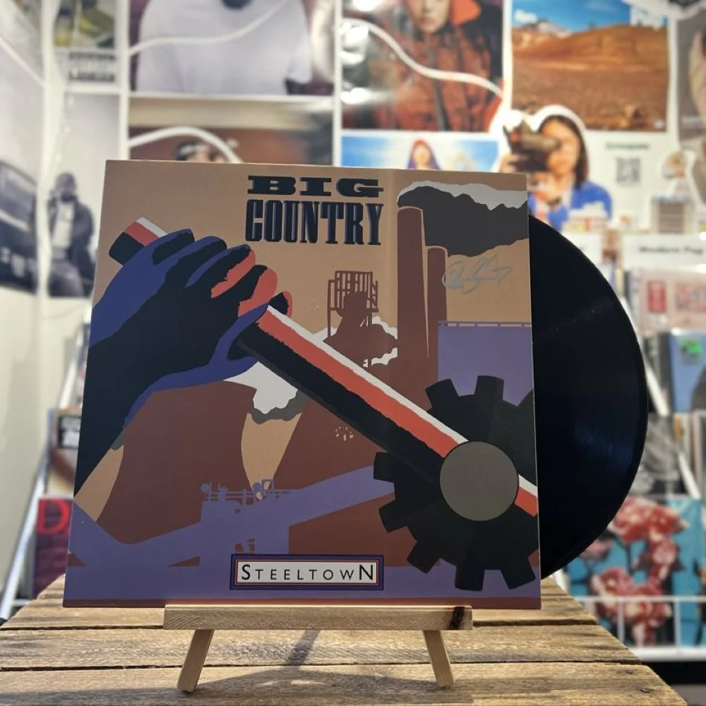 Big Country Steeltown Vinyl LP *SIGNED* (signed by Bruce Watson) 2023