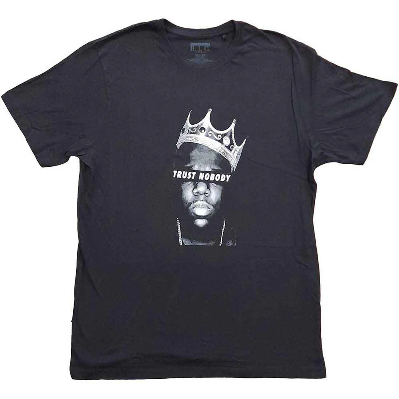 Biggie Smalls Trust Nobody Black Large T-Shirt