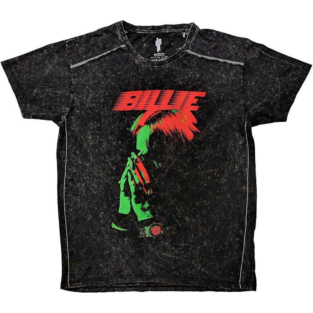 Billie Eilish Hands Face Wash Black XX-Large T-Shirt