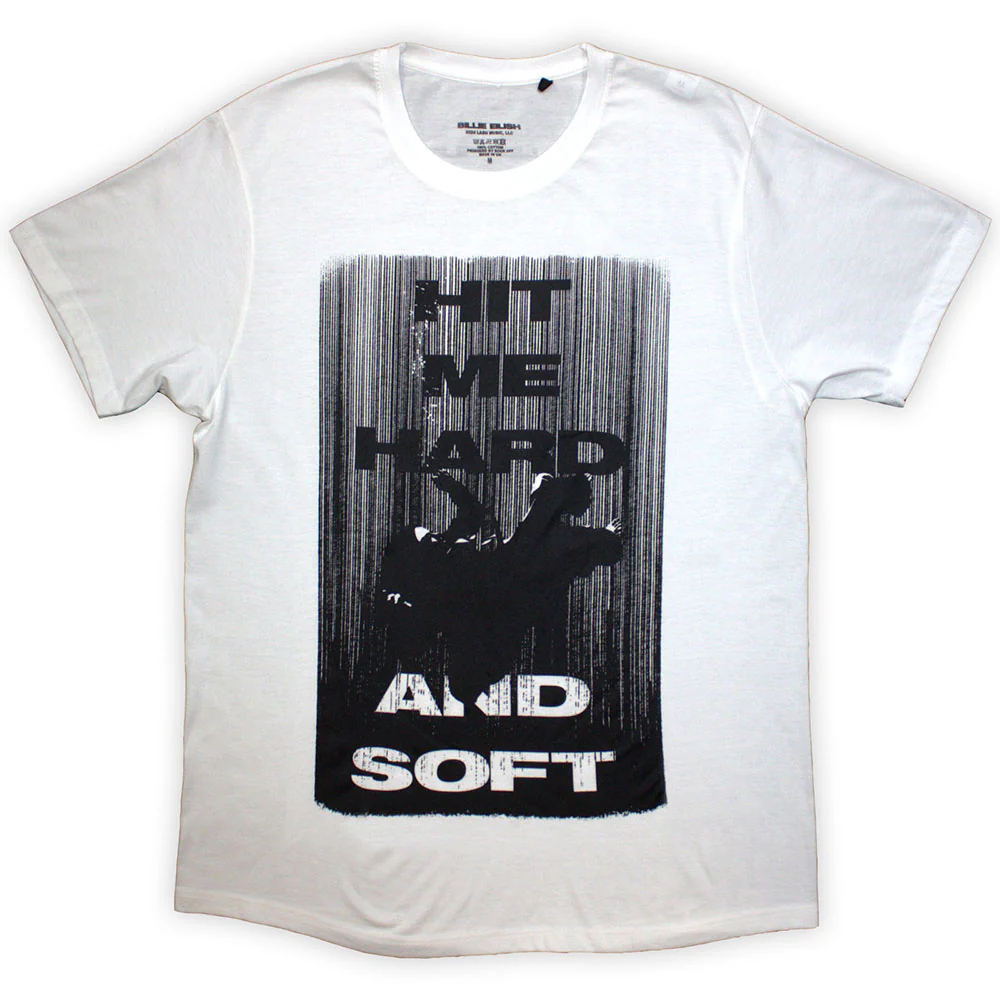 Billie Eilish Hit Me Hard And Soft Falling White X-Large T-Shirt