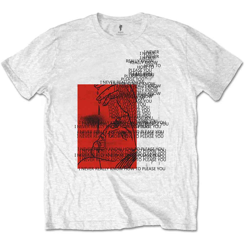 Billie Eilish Please You White X-Large T-Shirt