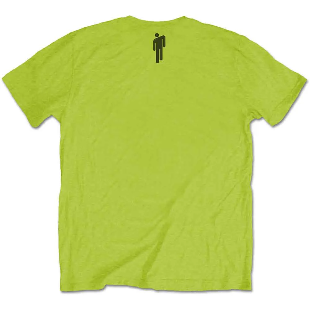 Billie Eilish Racer Logo & Blohsh Lime Green X-Large T-Shirt - Image 2