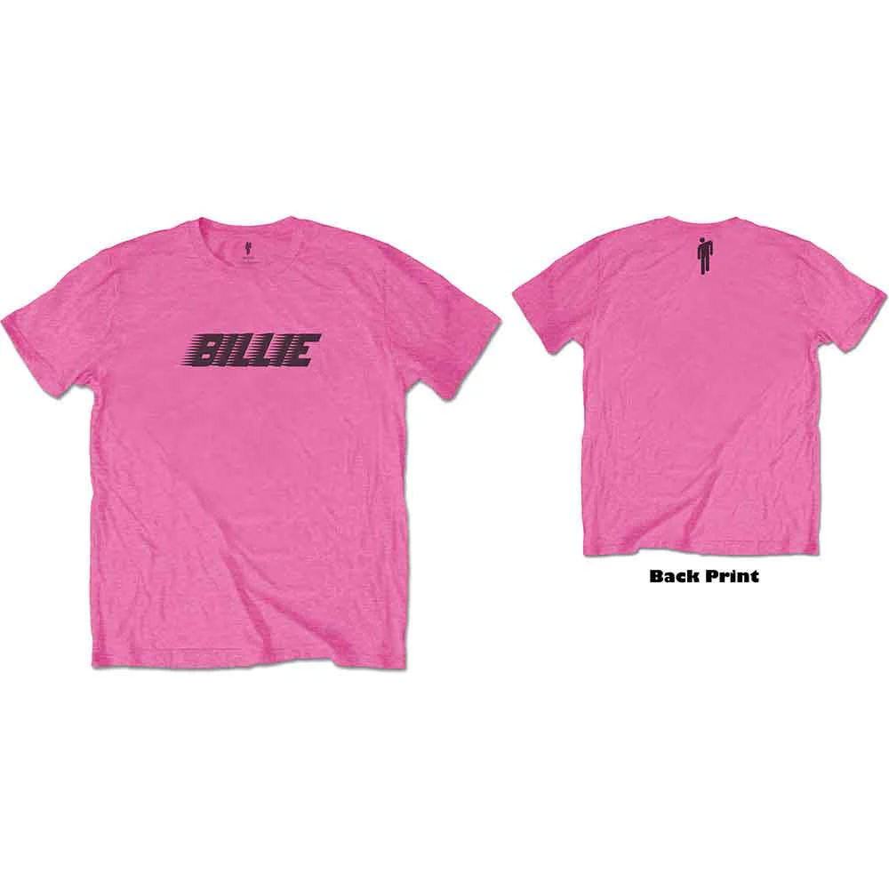 Billie Eilish Racer Logo & Blohsh Pink X-Large T-Shirt - Image 2