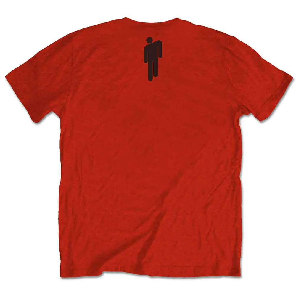 Billie Eilish Racer Logo & Blohsh Red X-Large T-Shirt - Image 2