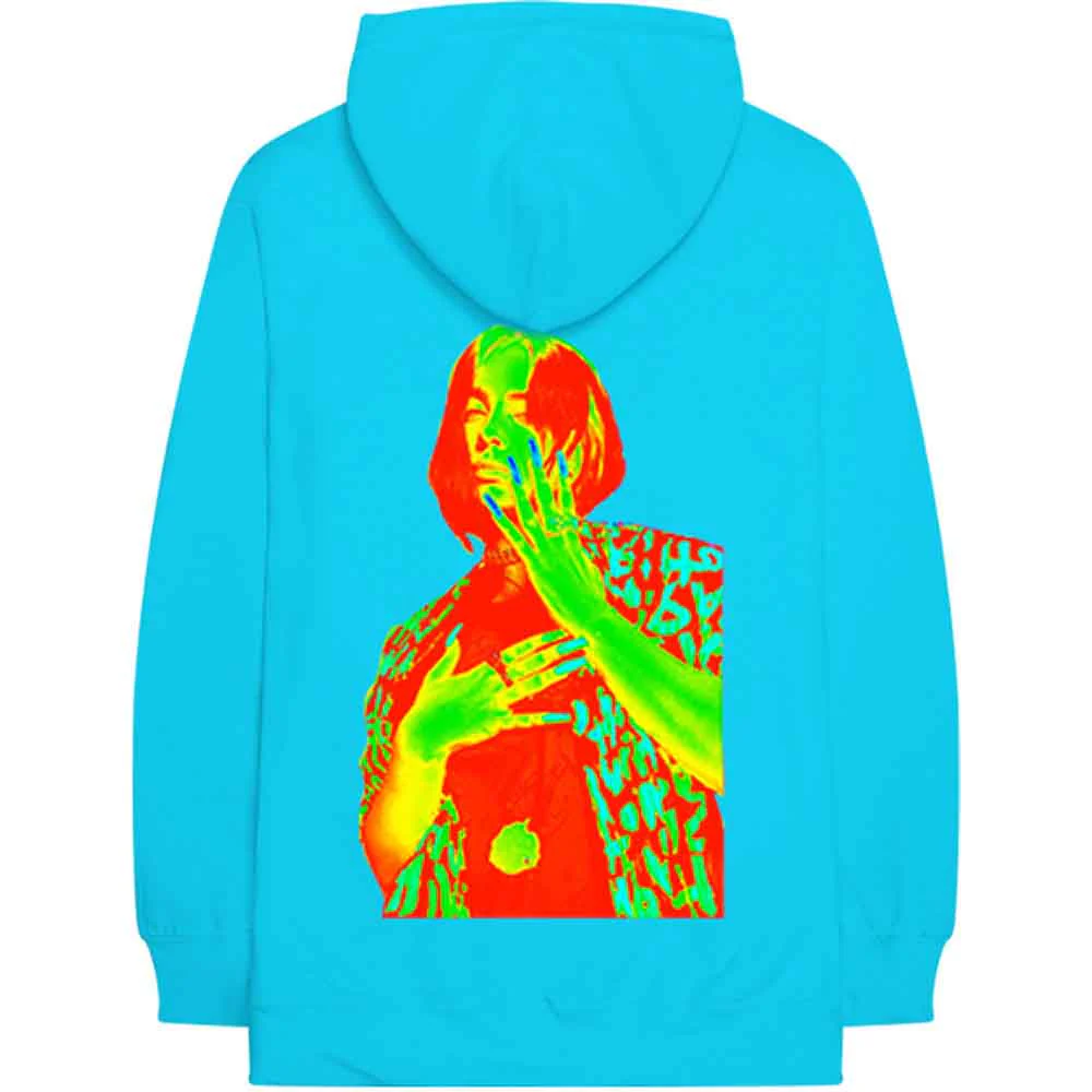 Billie Eilish Thermal Photo Medium Hoodie - Image 2