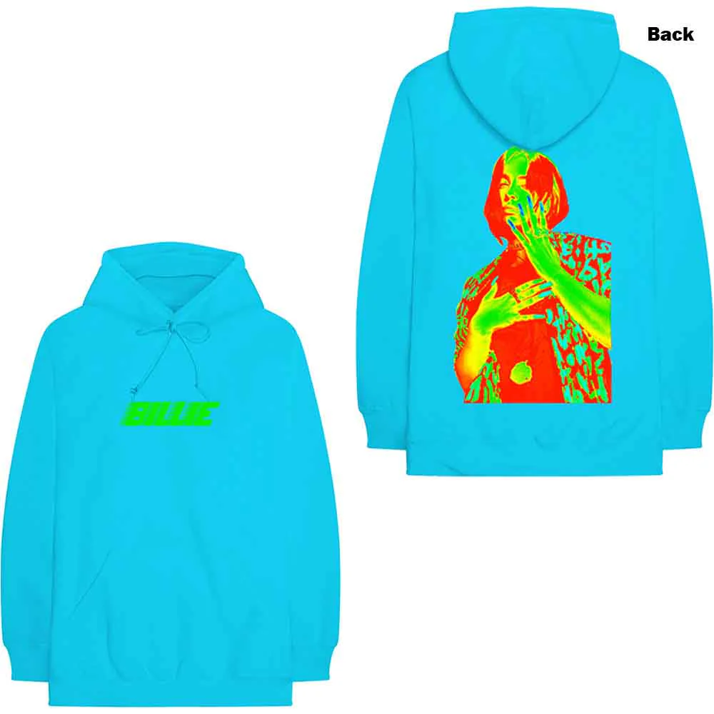 Billie Eilish Thermal Photo Medium Hoodie - Image 3