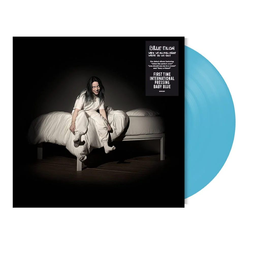 Billie Eilish WHEN WE ALL FALL ASLEEP, WHERE DO WE GO? Vinyl LP Baby Blue Colour 2026