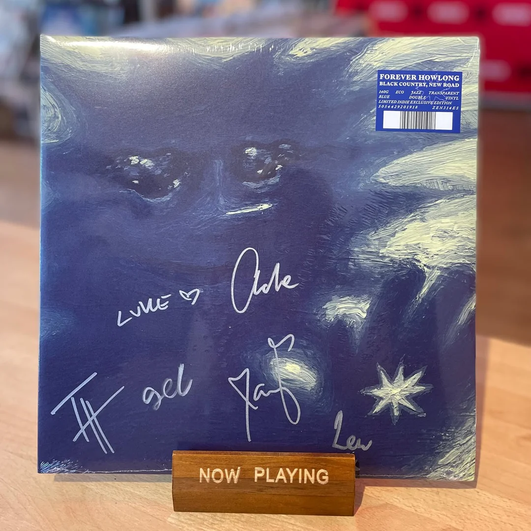 Black Country, New Road Forever Howlong Vinyl LP Indies Signed Eco Jazz Transparent Blue Colour 2025 - Image 2