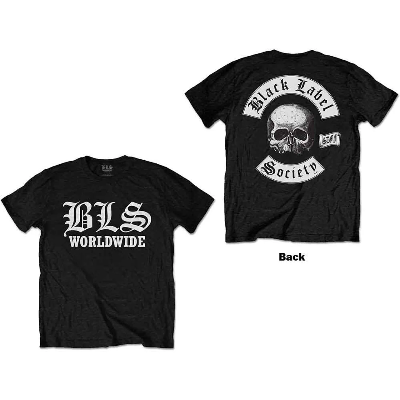 Black Label Society Worldwide Black Large T-Shirt - Image 3