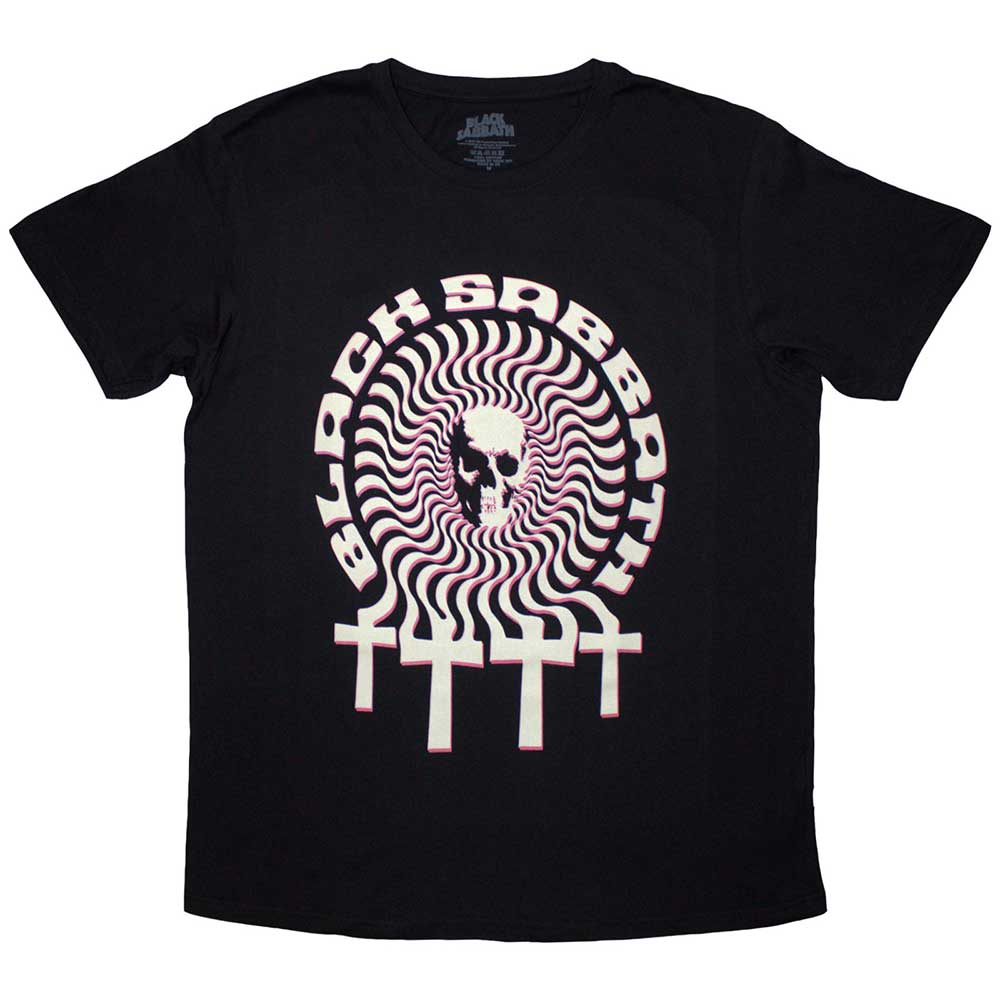 Black Sabbath Hypnotic Skull Black X-Large T-Shirt