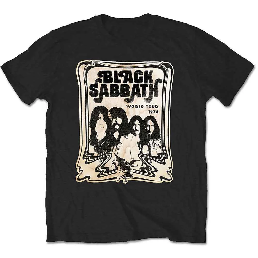 Black Sabbath World Tour 1978 Black XX-Large T-Shirt