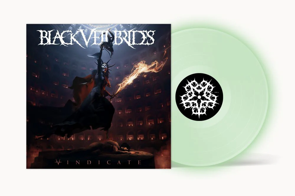 Black Veil Brides Vindicate Vinyl LP Glow In The Dark Colour 2026
