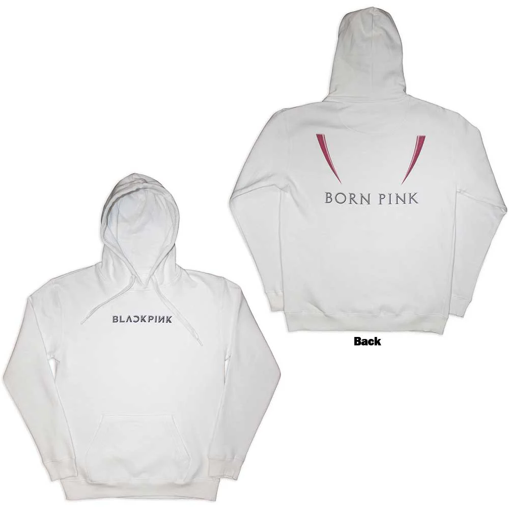 Blackpink Born Pink White X-Large Hoodie - Image 3