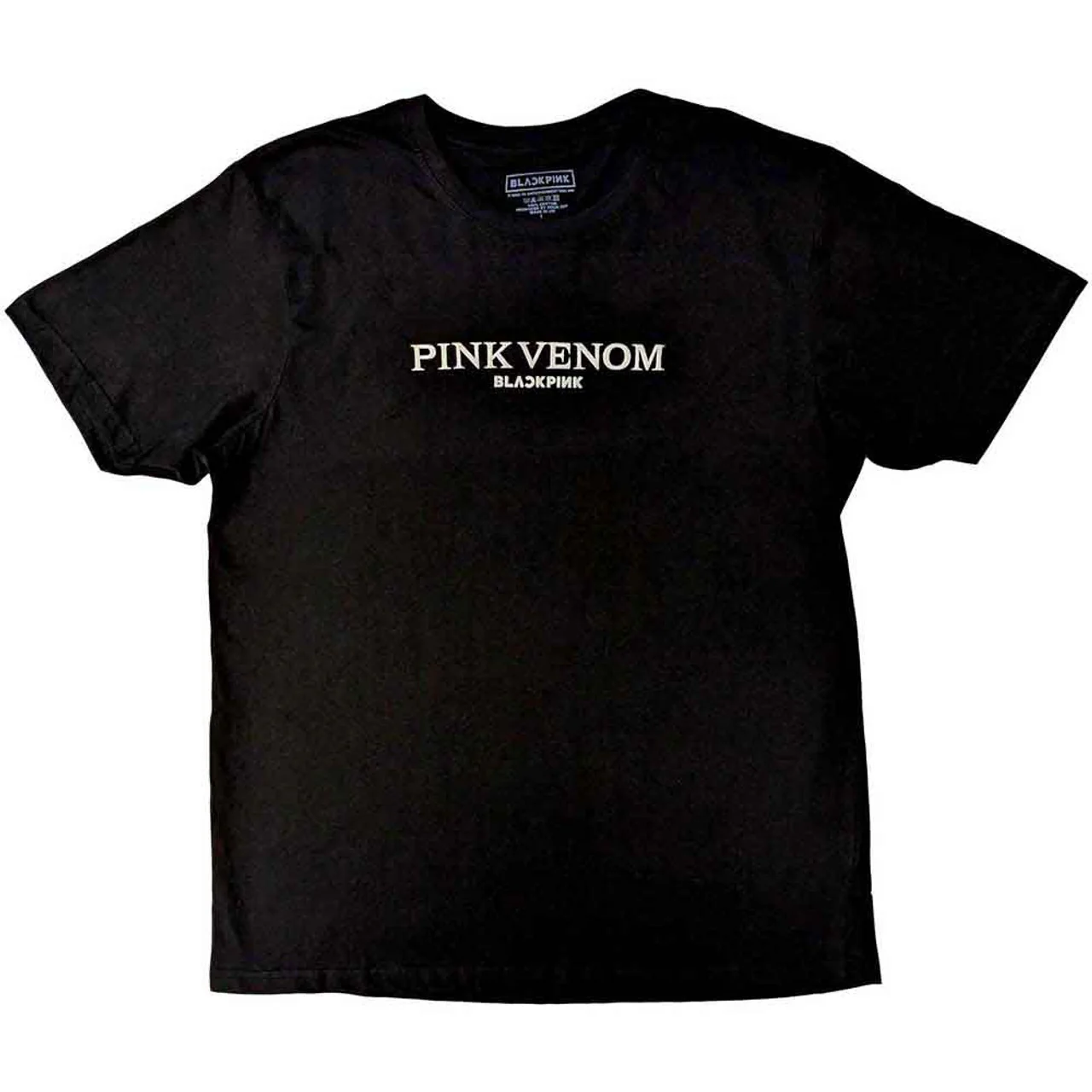 BLACKPINK Pink Venom Black Large T-Shirt