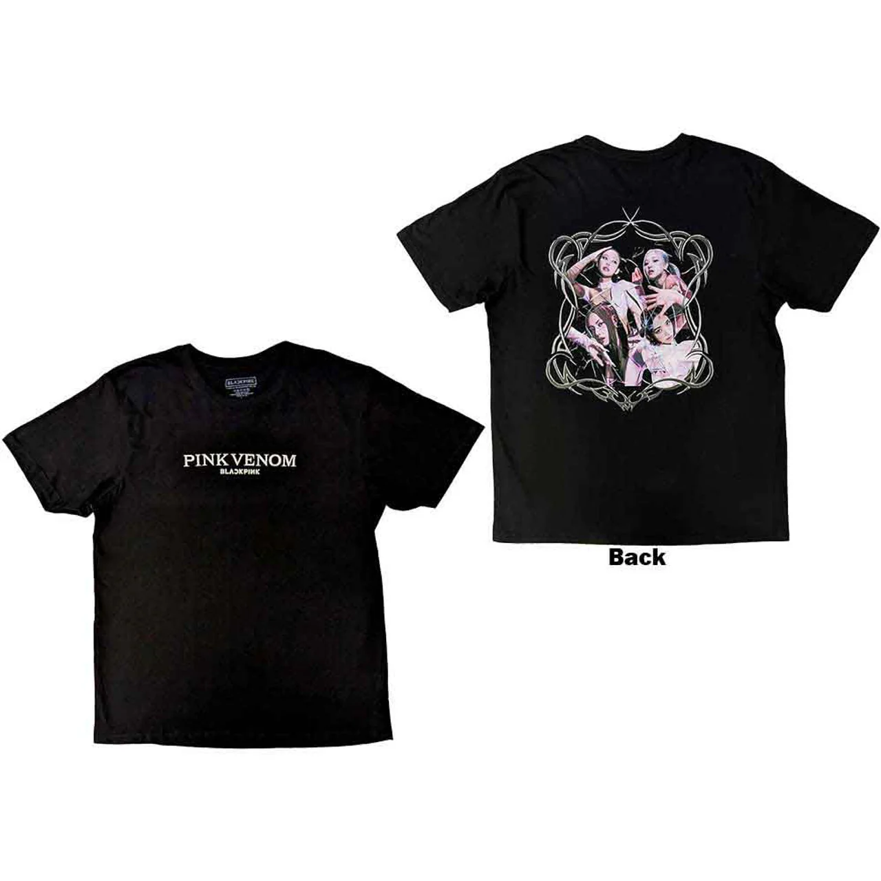 BLACKPINK Pink Venom Black Medium T-Shirt - Image 3