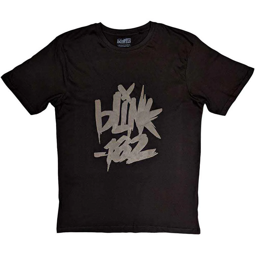 Blink-182 Neon Logo Hi-Build Black Medium T-Shirt