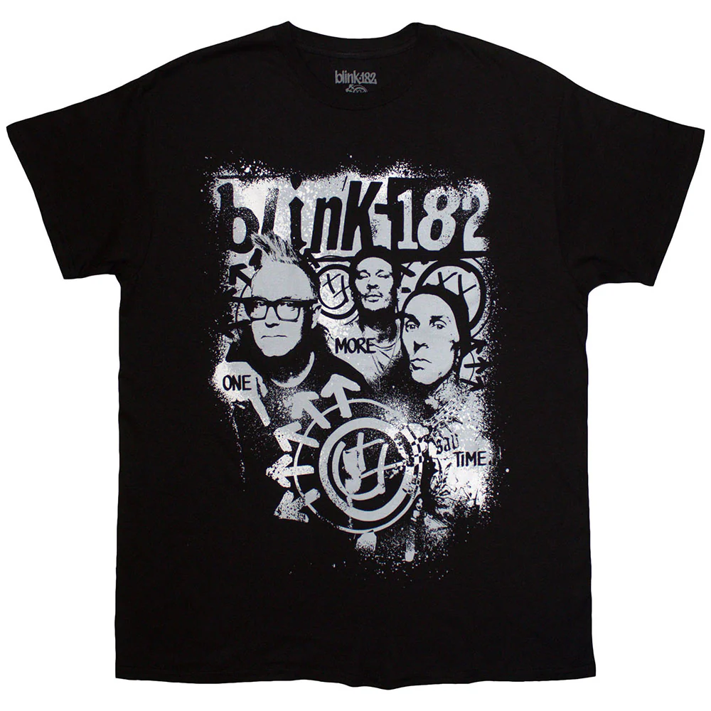 Blink-182 One More Time Spray Paint Black XX-Large T-Shirt