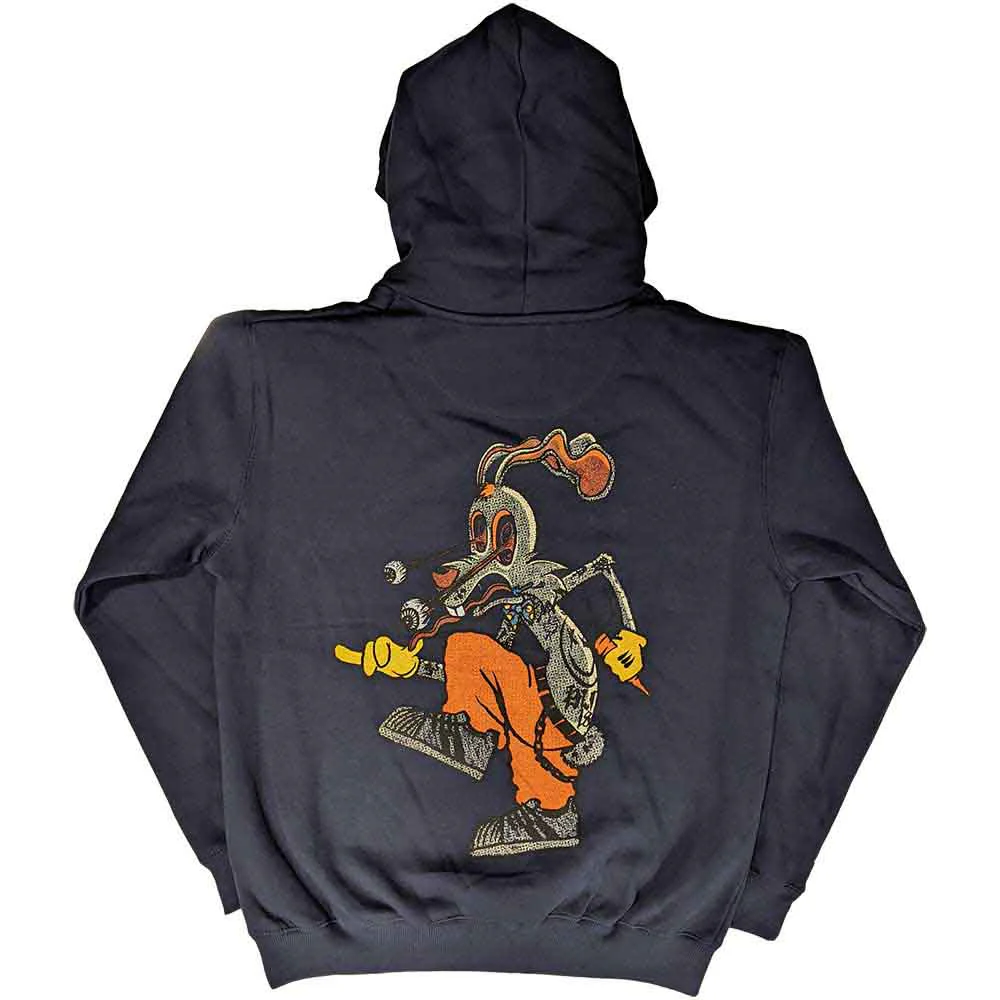 Blink-182 Roger Rabbit Navy Medium Hoodie - Image 2