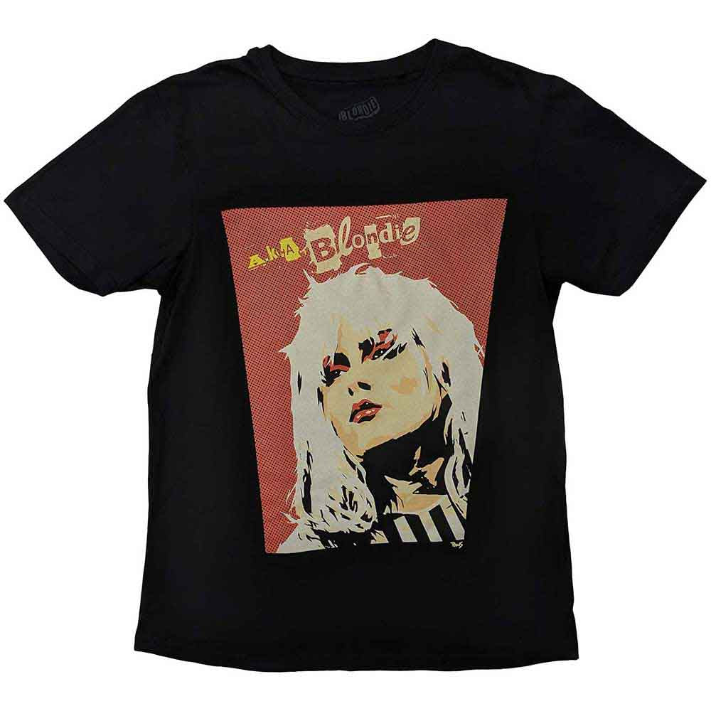 Blondie AKA Pop Art Black Small T-Shirt