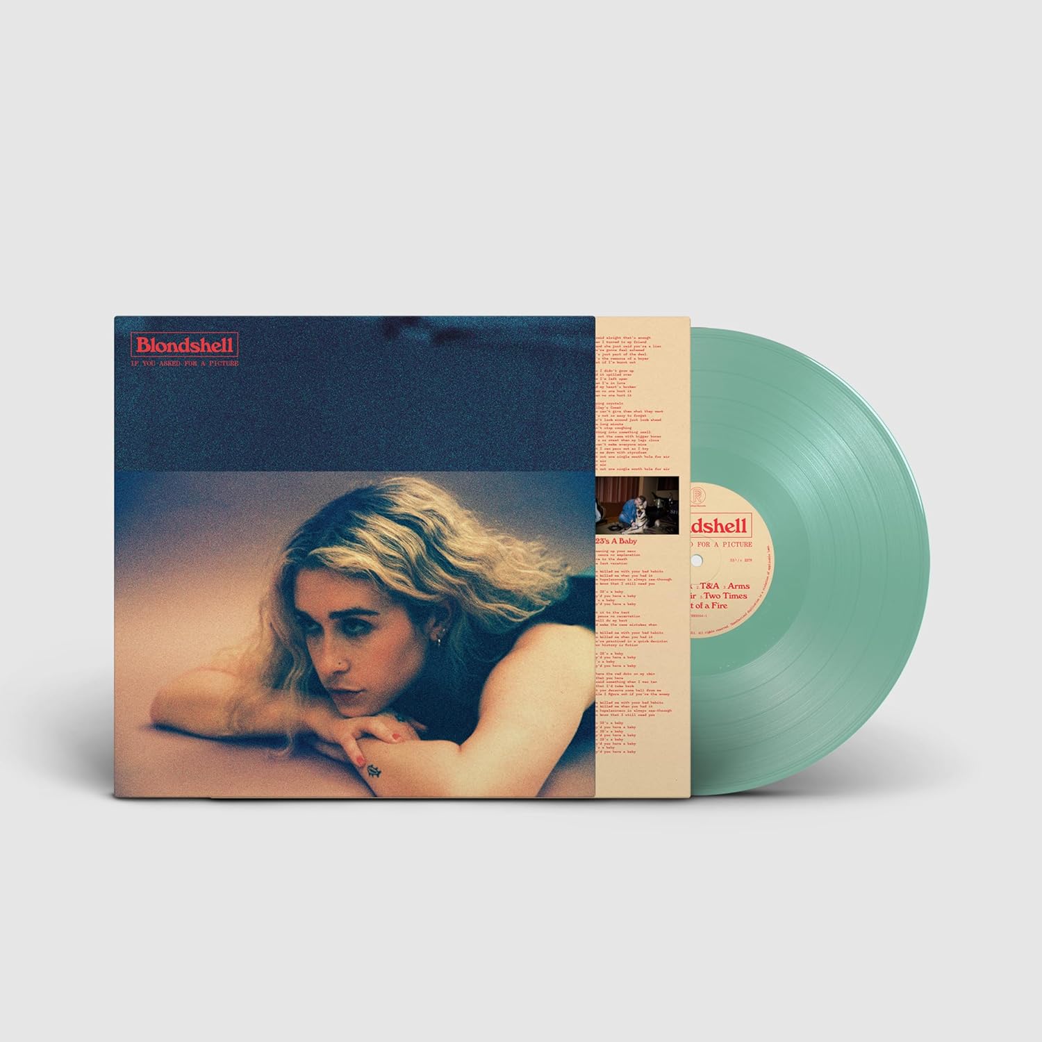 Blondshell If You Asked For A Picture Vinyl LP Coke Bottle Clear Colour 2025 - Image 2