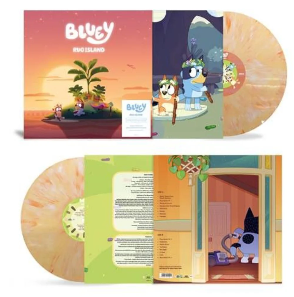 Bluey Bluey: Rug Island Vinyl LP Sunset Orange Colour 2024 - Image 2