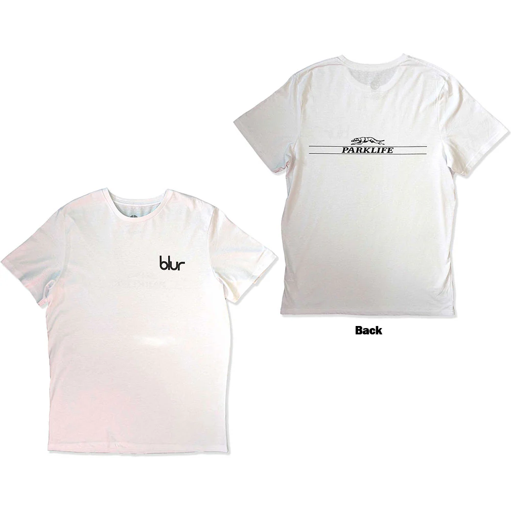 Blur Parklife White Medium T-Shirt - Image 2