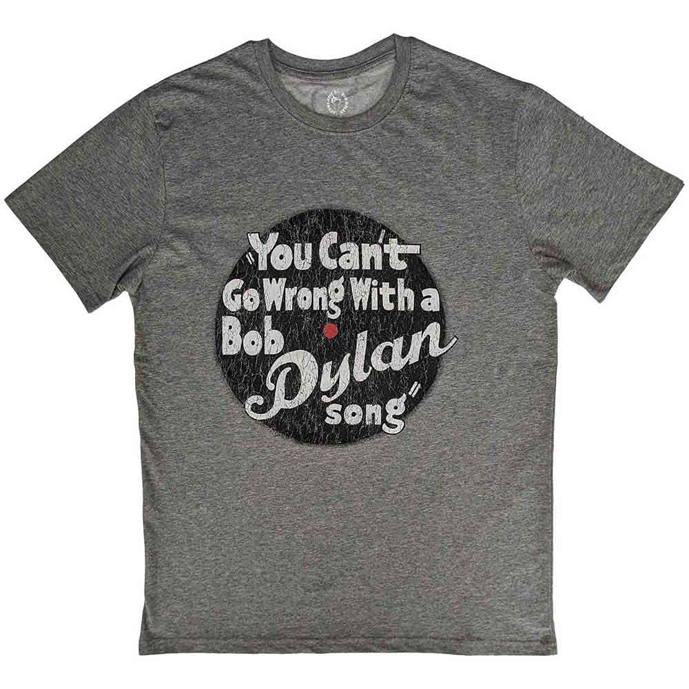 Bob Dylan You Can't Go Wrong Grey XXX-Large T-Shirt