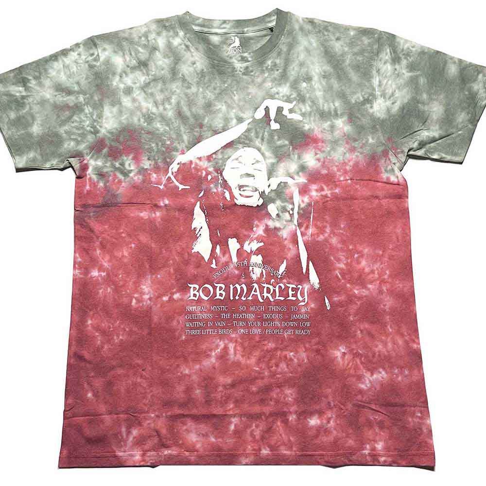 Bob Marley Exodus Playlist Red XX-Large T-Shirt